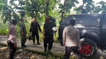 Geger! Warga Wonosegoro Boyolali Benda Mirip Meriam di Sebuah Sungai