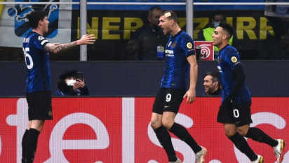 Dua Gol Edin Dzeko Bawa Inter Menang atas Shakhtar Donetsk