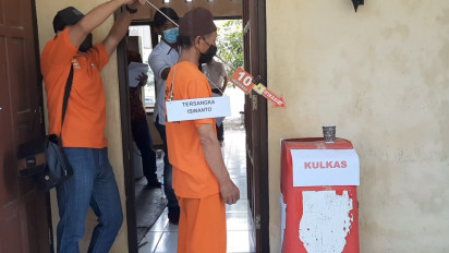 Polres Magelang Gelar Rekonstruksi Kasus Pembunuhan "Dukun Sianida" yang Menewaskan Empat Orang