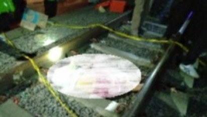Seorang Wanita di Citamiang Sukabumi Nekat Bunuh Diri dengan Tidur di Rel Kereta, Kepala Terpisah dari Badannya