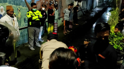 Bocah Dua Tahun Hilang Terseret Arus Saat Hujan Deras