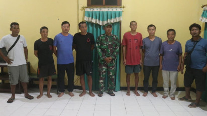 Keruk Emas Papua, 6 WNA Ilegal Asal China Ditangkap Kodim 1709/YAWA