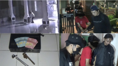 Bobol Celengan Mesjid Terekam CCTV, Remaja di Makassar Dibekuk Polisi, Rekamannya Sempat Viral Hingga Akhirnya Dibekuk