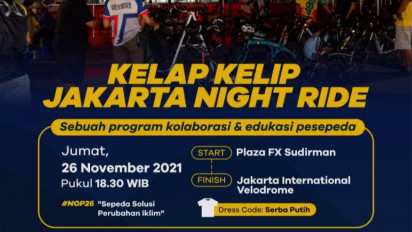 Jangan Lewatkan! Jakarta Night Ride Akan Berlangsung Malam nanti