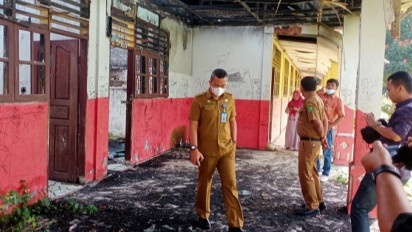 Miris! Tiga Tahun Pasca-Terbakar SD Negeri 099 di Mandailing Natal Tak Kunjung Diperbaiki