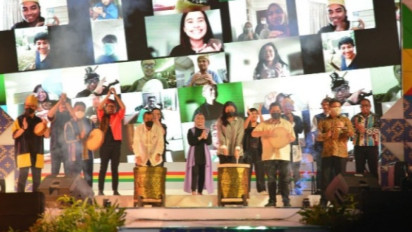 Buka Kenduri Riau 2021, Menteri BUMN Erick Tohir siap Fasilitasi Pelaku UMKM