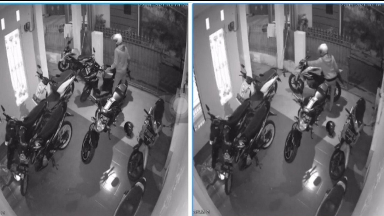 Aksi Pencurian Dua Sepeda Motor di Rumah Kos Jember Jawa Timur Terekam Kamera CCTV
            - galeri foto