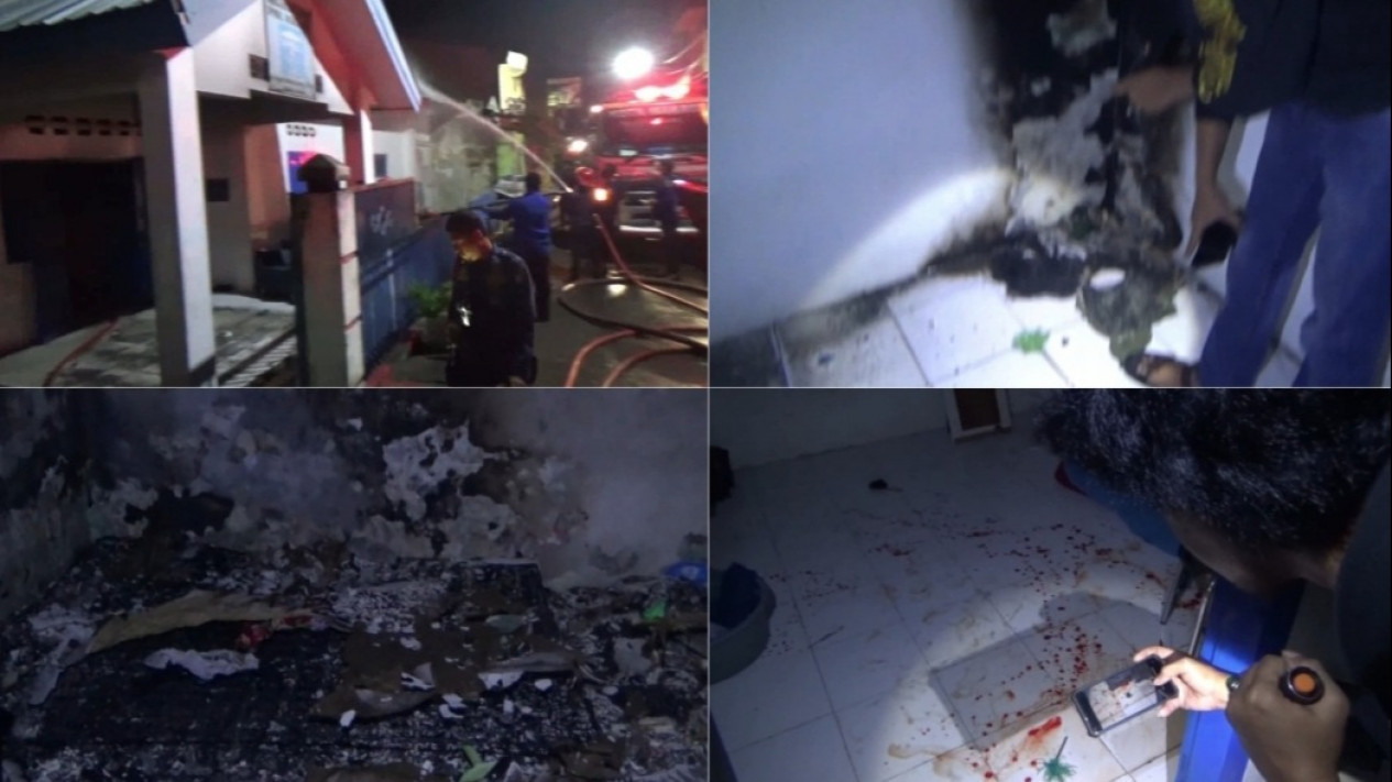 Asrama Mahasiswa Diserang  Bom Molotov, Satu Mahasiswa Terluka Parah, Sejumlah Bagian Asrama Rusak dan Terbakar
            - galeri foto