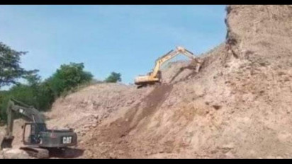 Tambang Galian C Ilegal di Situbondo Digerebek Polisi, 10 Orang Diamankan