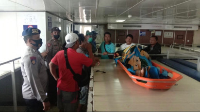 Seorang Supir Angkutan Ekspedisi di Temukan Meninggal di Atas Kapal.