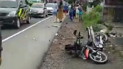 Kecelakaan Maut "Ninja vs Supra" di Jalan Jogja-Solo, Satu Tewas