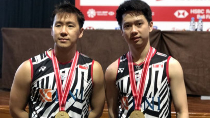 Kevin/Marcus Cetak Sejarah Kemenangan "Hat-trick" di Turnamen Bulu Tangkis Indonesia Open