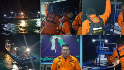 KN SAR Kamajaya 104 Berhasil Temukan Kapal New Bira Fishing yang Sempat Terombang Ambing di Laut Akibat Mati Mesin, 13 Penumpang Selamat