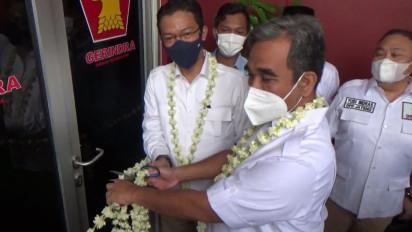 Partai Gerindra Kota Semarang Resmikan Kantor Baru Untuk Menangkan Prabowo di Pilpres 2024