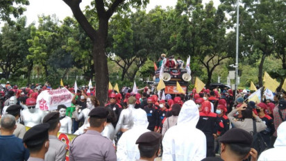 Jadi Sasaran Demo Buruh, Anies Baswedan Minta Menaker Tinjau Ulang Formula Penetapan UMP