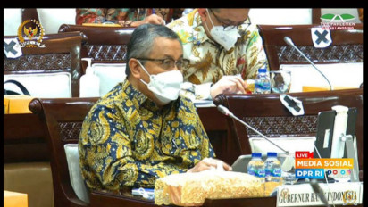 DPR Setujui Anggaran Penerimaan Operasional Bank Indonesia 2022 Sebesar Rp28,41 Triliun