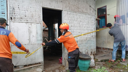 Tanah Bergerak di Kelurahan Sisir Kota Batu, Permukiman Warga Terancam Ambles