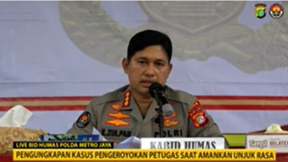 Polda Metro Jaya  Kembali Tetapkan 5 Tersangka Baru Pelaku Pengeroyokan AKBP Dermawan Karosekali