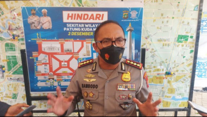 Cegah Reuni 212, Lalu Lintas di Patung Kuda dan Monas Dialihkan Mulai Jam 12 malam Ini
