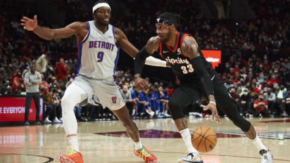 Minus Damian Liliard, Blazers Tetap Percaya Diri Atasi Pistons 110-92