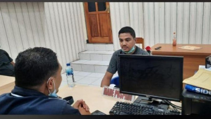 Terduga Pembunuh Ibu dan Balita Menyerahkan diri Ke Polda NTT