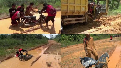 Jalan Rusak di Aruta, Perusahaan Sekitar Diminta Ikut Memperbaiki