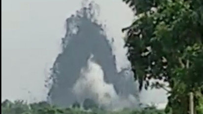 Semburan Lumpur Setinggi 15 Meter di Kesongo Blora Kembali Terjadi