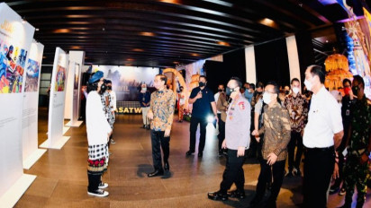 Presiden Joko Widodo Apresiasi Lomba Mural Piala Kapolri