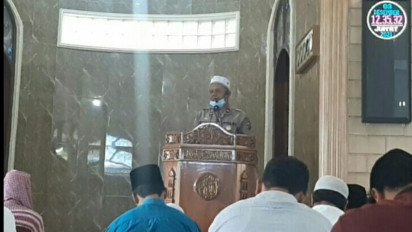 Personil Polisi Polres Tapanuli Selatan Ini Sudah 20 Tahun Jadi Juru Khatib Jumat