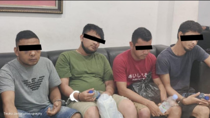 Ini Peran Keempat Tersangka Sindikat 32 Kg Sabu yang Ditangkap BNN di Aceh Timur