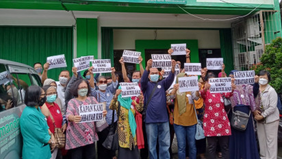 Tabungan Rp.800 Miliar Raib, Nasabah Gerudug Kantor KSP Sejahtera Bersama