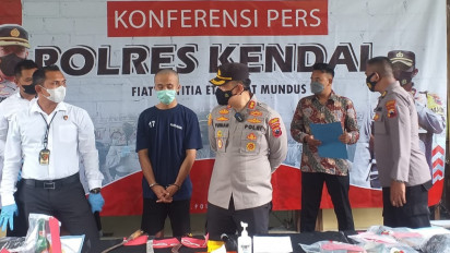 Masalah Asmara, Pemuda di Kendal Habisi Temannya dan Dibuang ke Selokan