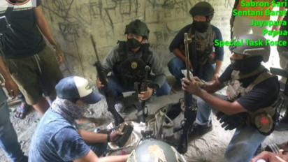 Satgas Nemangkawi Lumpuhkan Satu Anggota KKB Intan Jaya