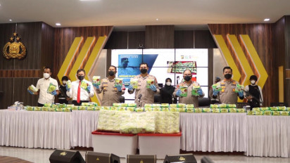 Tim Gabungan Polda Aceh Berhasil Ungkap Sindikat Peredaran Narkoba Antar Negara 133 Kg