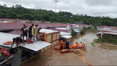 Sebagian Pulau Lombok Dikepung banjir