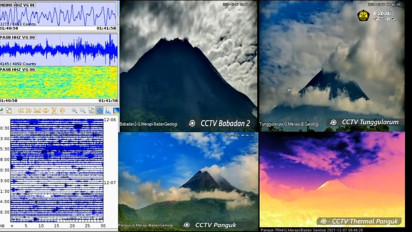 Gunung Merapi Luncurkan 14 Kali Guguran Lava Pijar, Maksimal Sejauh 1,3 Kilometer