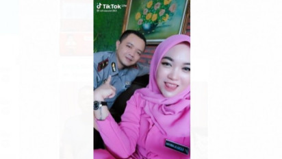 Viral Wanita Berpakaian Bhayangkari di TikTok: Kacang Hijau Bergizi, Tapi Cokelat Bikin Nyaman