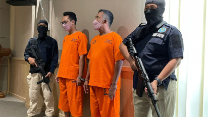 Bawa Tiga Kilogram Sabu untuk Pesta Tahun Baru, Dua Kurir Narkoba Dibekuk BNNP Jatim