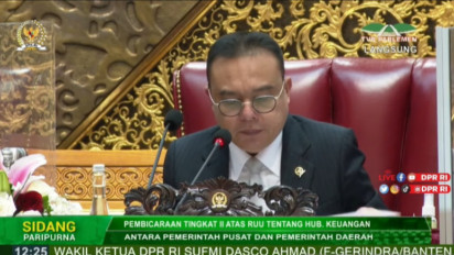 DPR RI Tetapkan 56 Anggota Pansus RUU Ibu Kota Negara