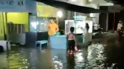 Wilayah Selatan Kabupaten Kotawaringin Timur Sudah Tiga Hari Terendam Banjir Rob