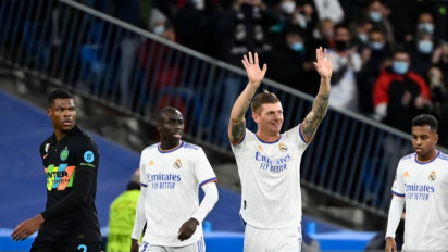 Real Madrid Pastikan Juara Grup D Liga Champions Usai Kalahkan Inter Milan dengan Skor 2-0
