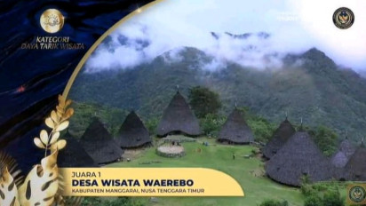 Mantap! Kampung Adat Wae Rebo Manggarai NTT Jadi Juara Anugerah Desa Wisata 2021
