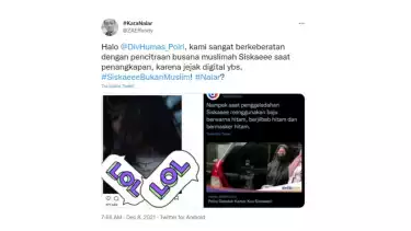 Tagar Siskaeee Bukan Muslim Ramai di Dunia Maya, Ada Apa?