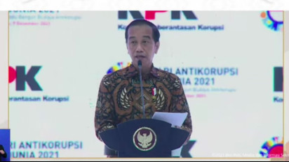 Jokowi: Pemerintah Dorong Penetapan UU Perampasan Aset Tindak Pidana