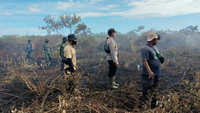 Ada Unsur Kesengajaan Dibalik Kebakaran Lahan Gambut di Aceh Barat