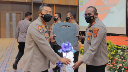 Capai Jumlah Vaksinasi Tertinggi, Polres Tulang Bawang Dapat Hadiah Motor