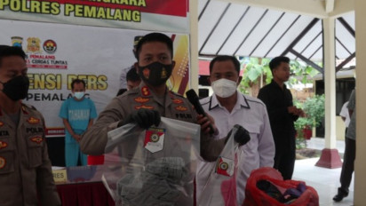 Ayah Bejat Pelaku Pencabulan Anak Tirinya Dibekuk Polres Pemalang