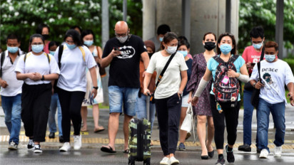 Singapura Temukan Penularan Lokal Pertama Omicron Pada Petugas Bandara