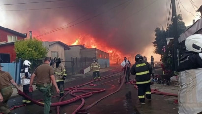 Ratusan Rumah Warga Ludes Terbakar Akibat Kebakaran Hutan di Pulau Chiloe Chili