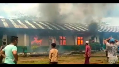 Pondok Pesantren Nidaul Quran Sarolangun Jambi Terbakar